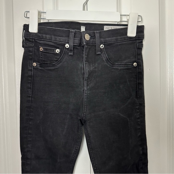 Rag & Bone High Rise Skinny Black Jeans EUC - Picture 3 of 8